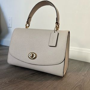 White COACH bag